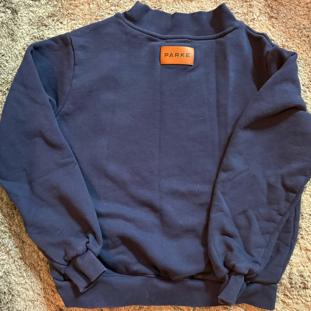 Parker Deep Blue Crewneck Sweater